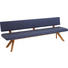 SITZBANK in Blau, Eichefarben - Blau/Eichefarben, Design, Holz/Textil (240//cm) - Team 7 SITZBANK in Blau, Eichefarben - Blau/Eichefarben, Design, Holz/Textil (240//cm) - Team 7