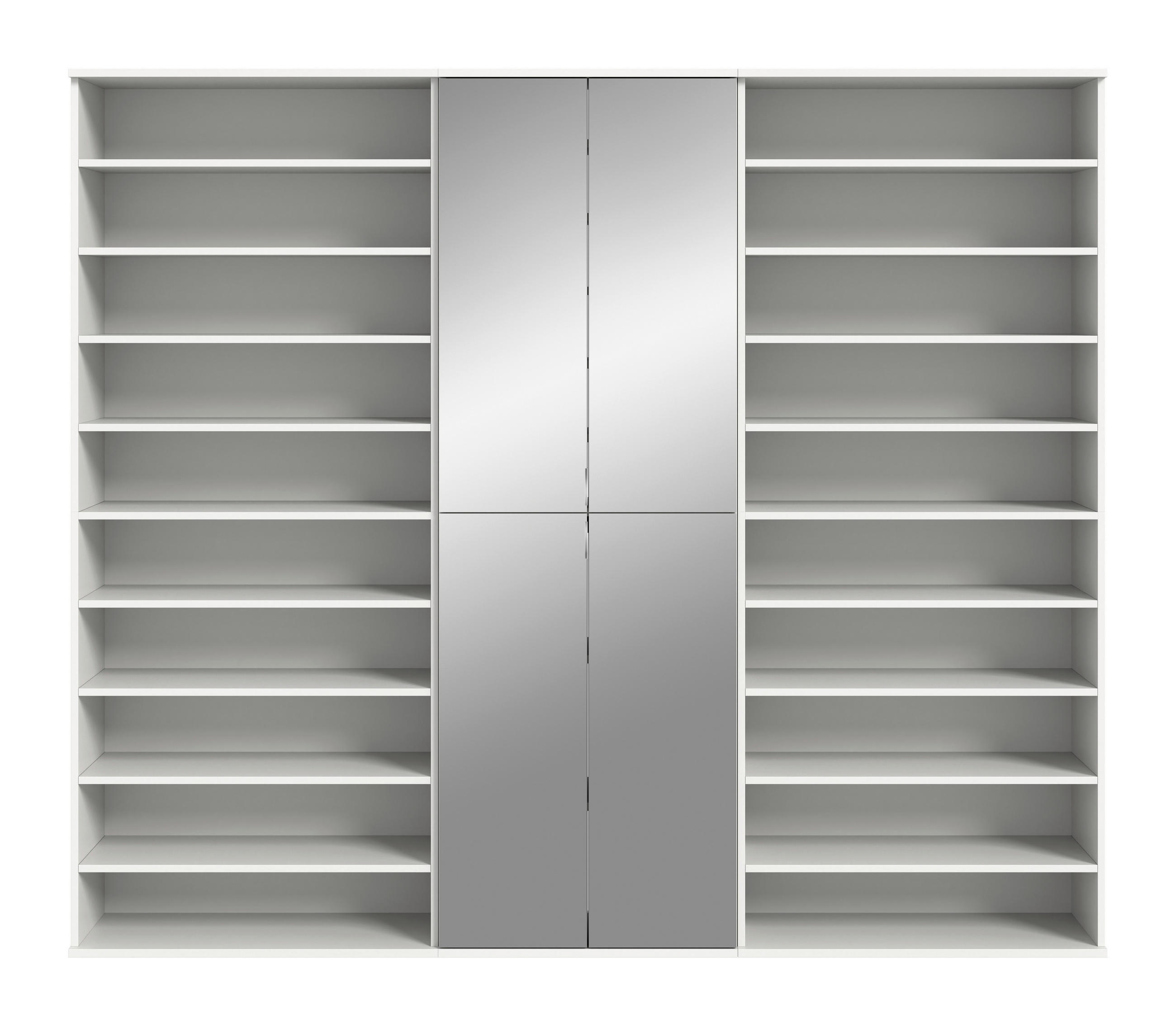 HALLM&Ouml;BEL 3 delar i 222/193/34 cm vit, vit h&ouml;gglans 193/222/34 cm
