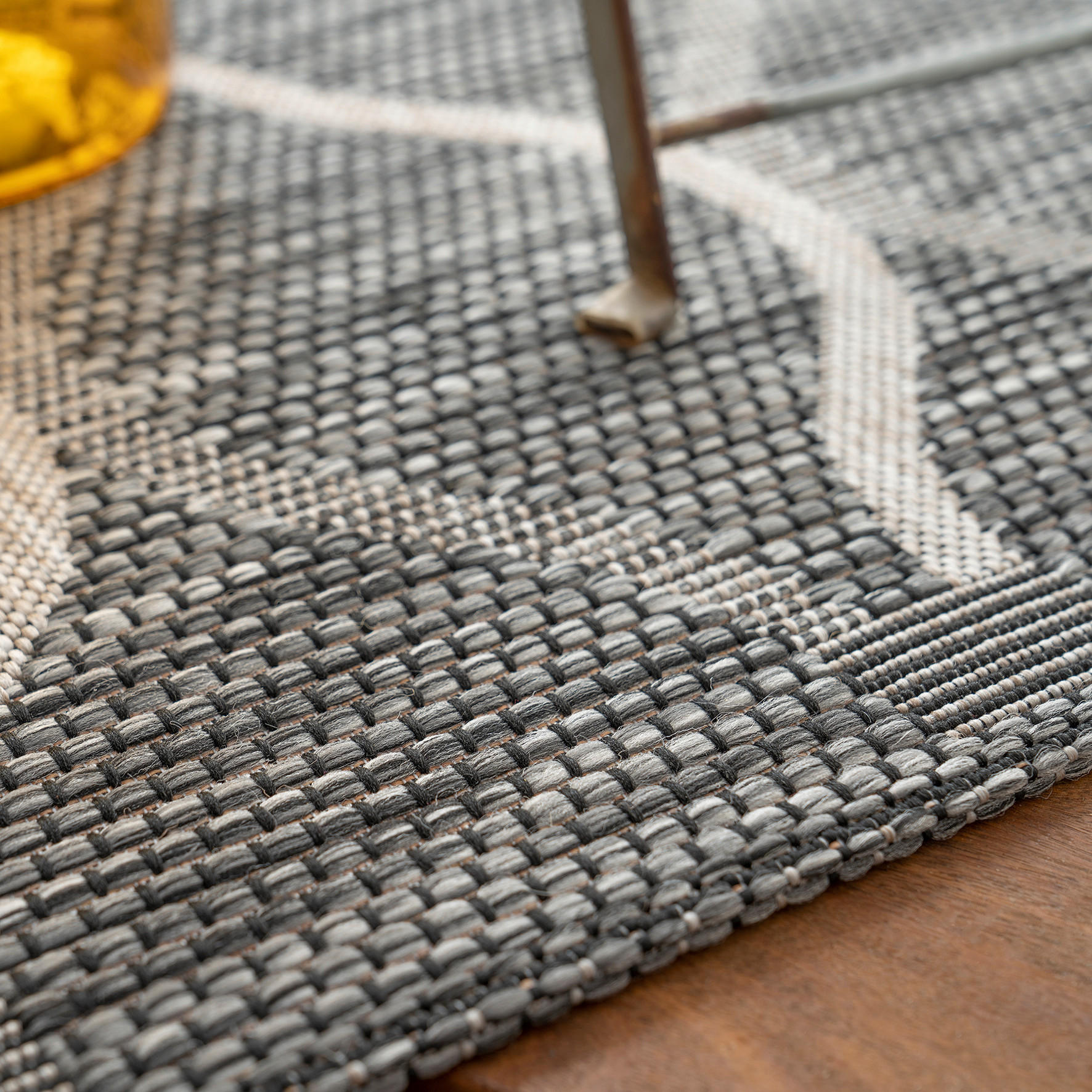 FLACHWEBETEPPICH 80/150 cm My Nordic Grau  - Grau, Design, Textil (80/150cm) - Obsession
