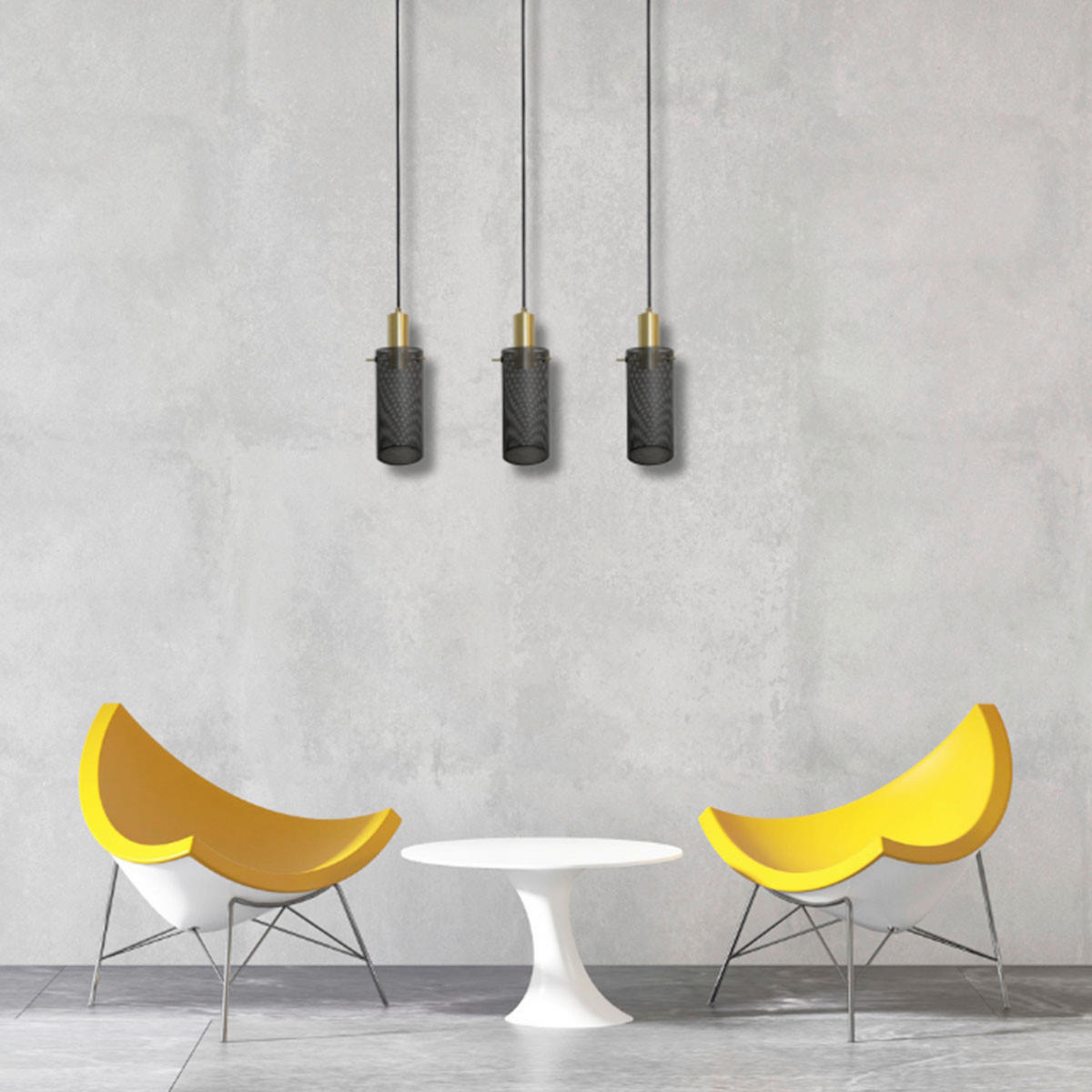 HÄNGELEUCHTE Tirana 150/54/10 cm  - Schwarz, Design, Metall (150/54/10cm)