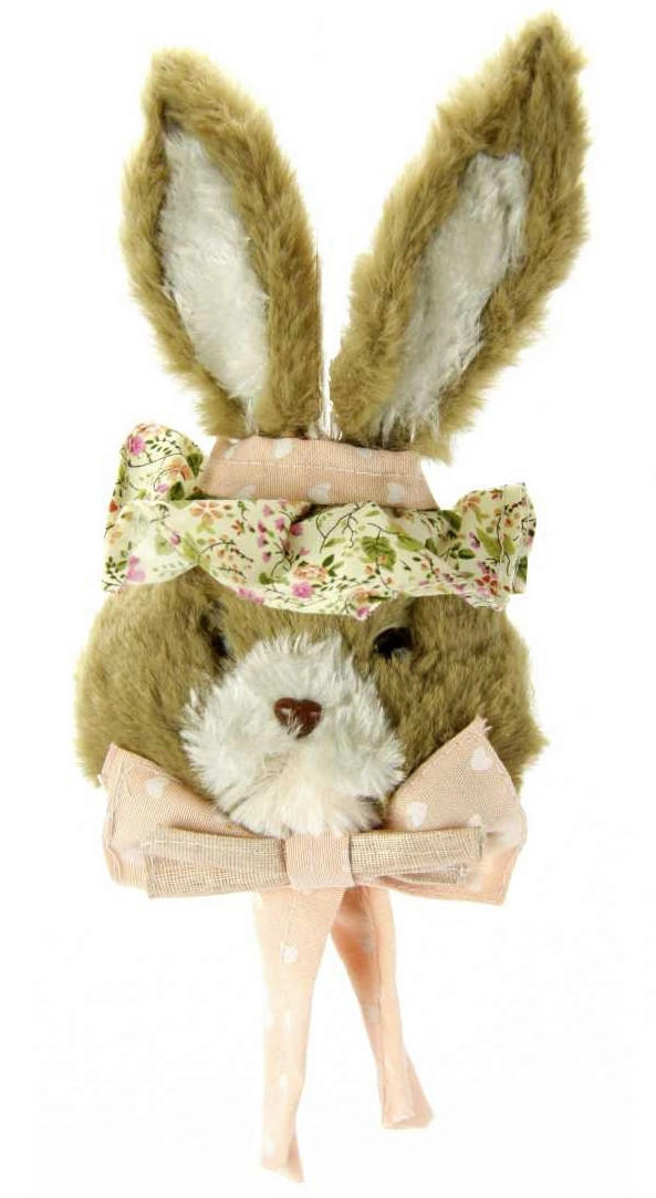 XXXLutz Osterhase Braun, Hellrosa 11x25 cm