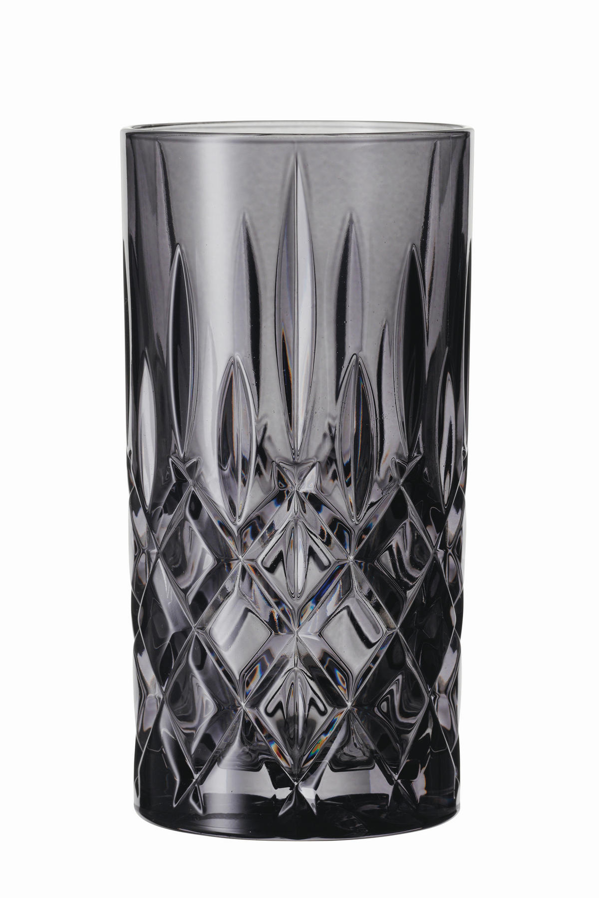 LONGDRINKGLAS 395 ml 2-teilig  - Dunkelgrau, LIFESTYLE, Glas - Nachtmann