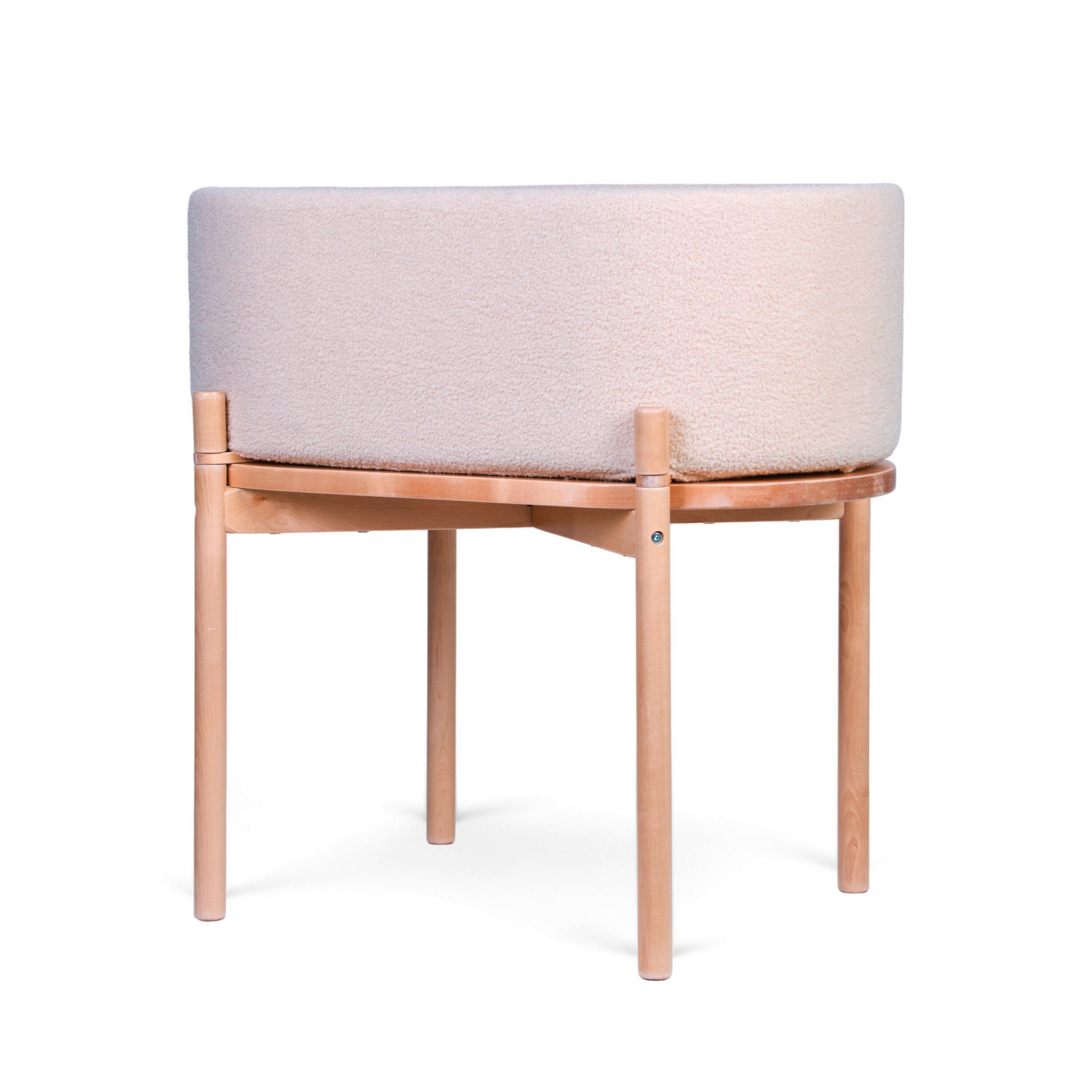 STUBENWAGEN Birke  Weiß, Birkefarben  - Birkefarben/Weiß, Basics, Holz/Kunststoff (81/79/49cm) - Childhome
