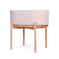 STUBENWAGEN   - Birkefarben/Weiß, Basics, Holz/Kunststoff (81/79/49cm) - Childhome