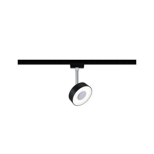 SCHIENENSYSTEM-STRAHLER Urail   - Chromfarben/Schwarz, Design, Kunststoff/Metall (9,8/14,7/5cm) - Paulmann