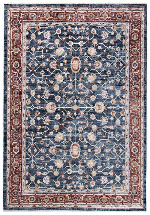 TKANÝ KOBEREC, 120/170 cm modrá - modrá, Basics, textil (120/170cm)