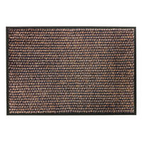 FUSSMATTE - Taupe/Anthrazit, Konventionell, Textil (67/100cm) - Schöner Wohnen Teppi