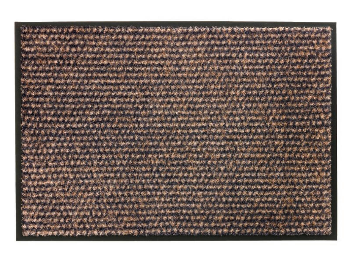 FUSSMATTE - Taupe/Anthrazit, Konventionell, Textil (67/100cm) - Schöner Wohnen Teppi