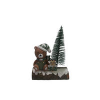 VIANOČNÁ FIGÚRKA - hnedá/biela, Lifestyle, drevo/kompozitné drevo (10/5/11,5cm) - X-Mas