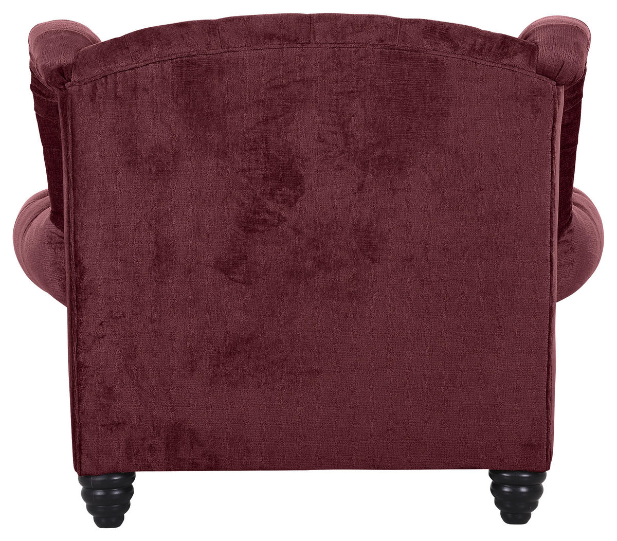 XXL-SESSEL - Bordeaux/Schwarz, Design, Holz/Textil (127/106/149cm) - Landscape