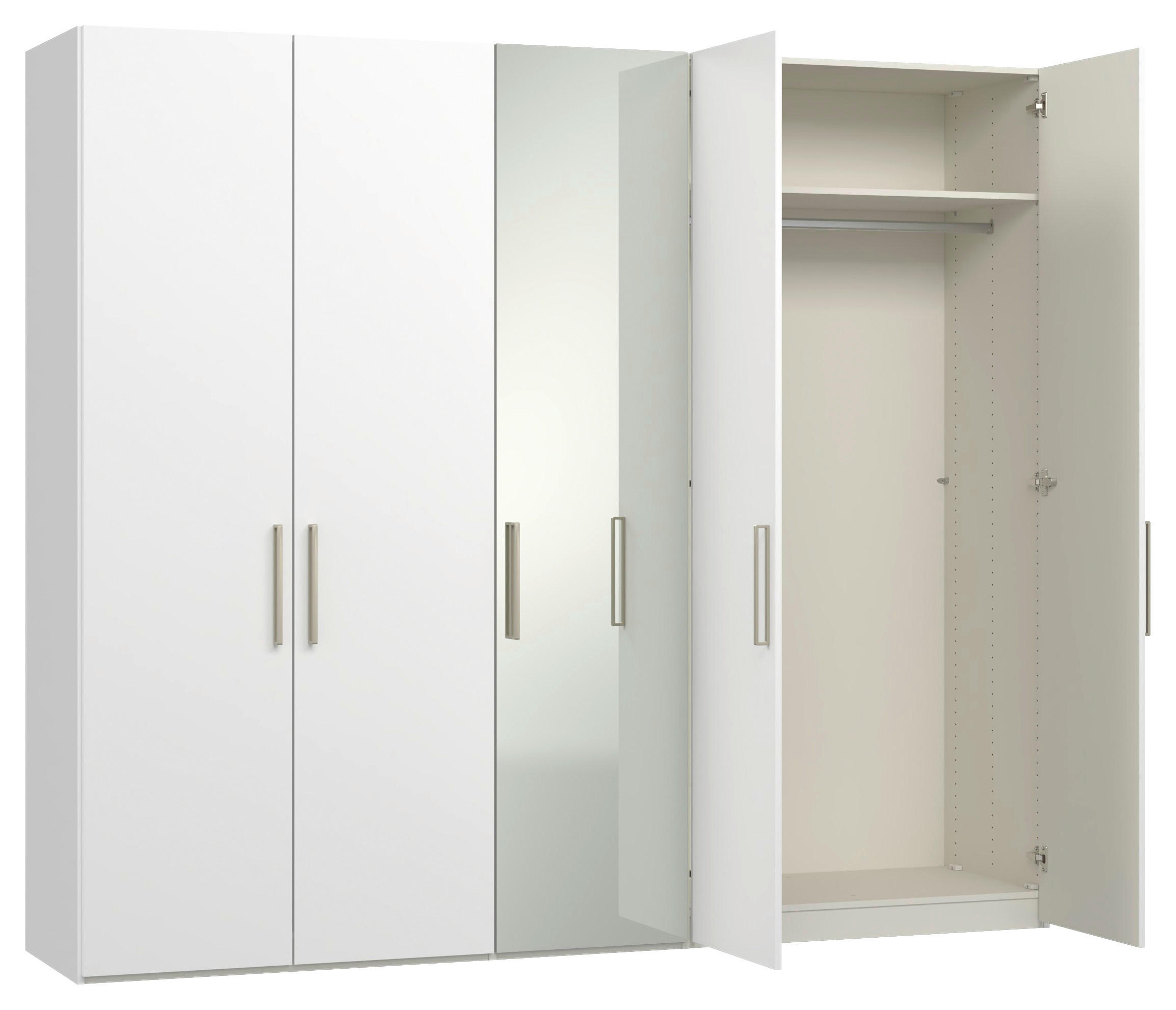 Jutzler Drehtürenschrank Weiß 253x220x59 cm