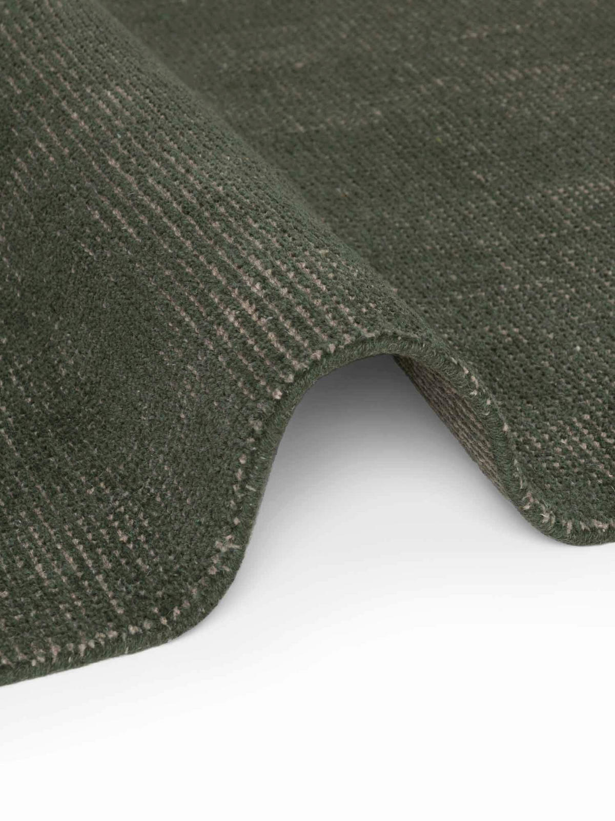 WOLLTEPPICH 200 cm Greenwich Dunkelgrün rund  - Dunkelgrün, Basics, Textil (200cm) - Ted Baker