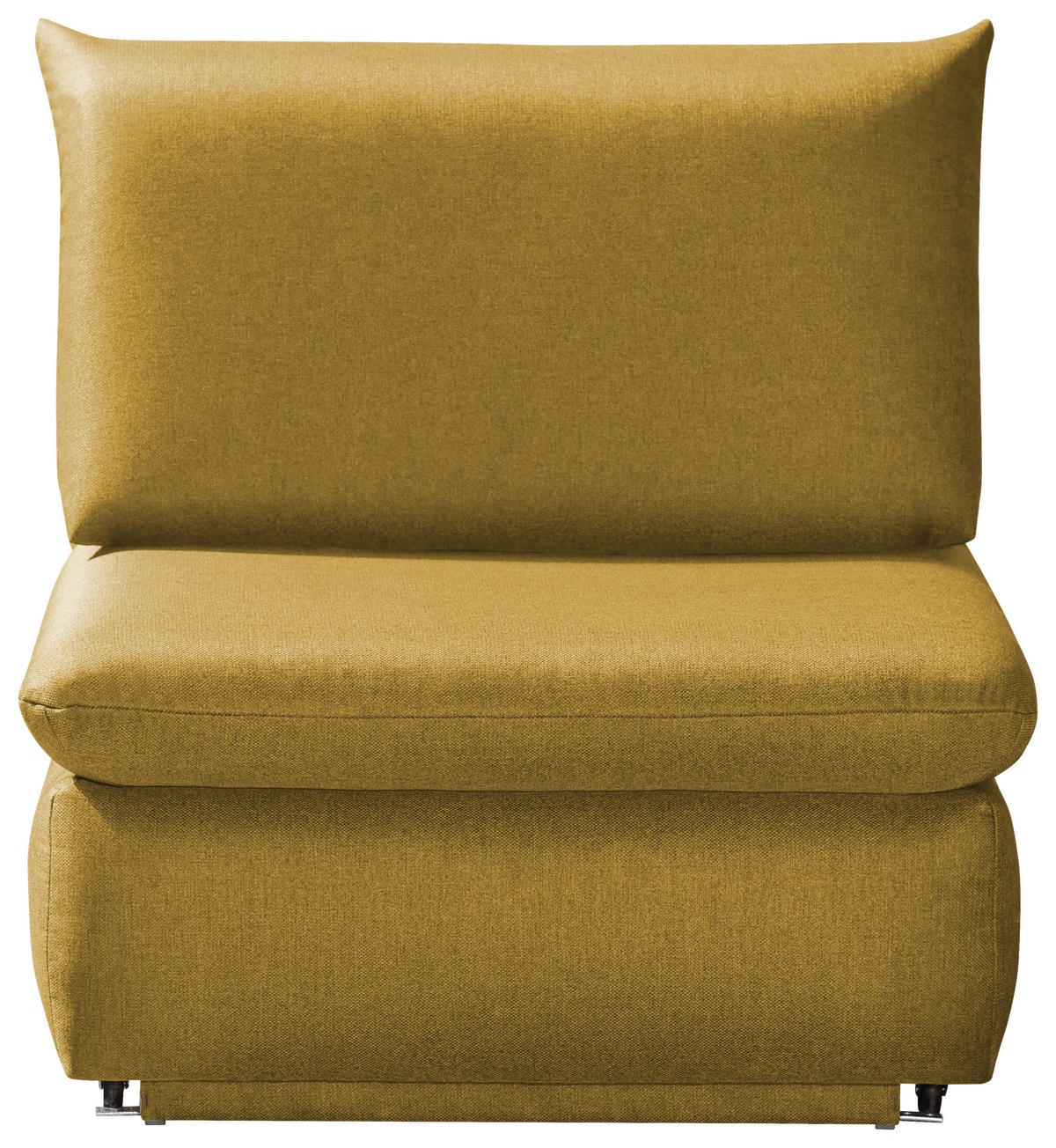 SCHLAFSESSEL in Flachgewebe Currygelb  - Currygelb, Design, Textil (90/89/83cm) - Novel
