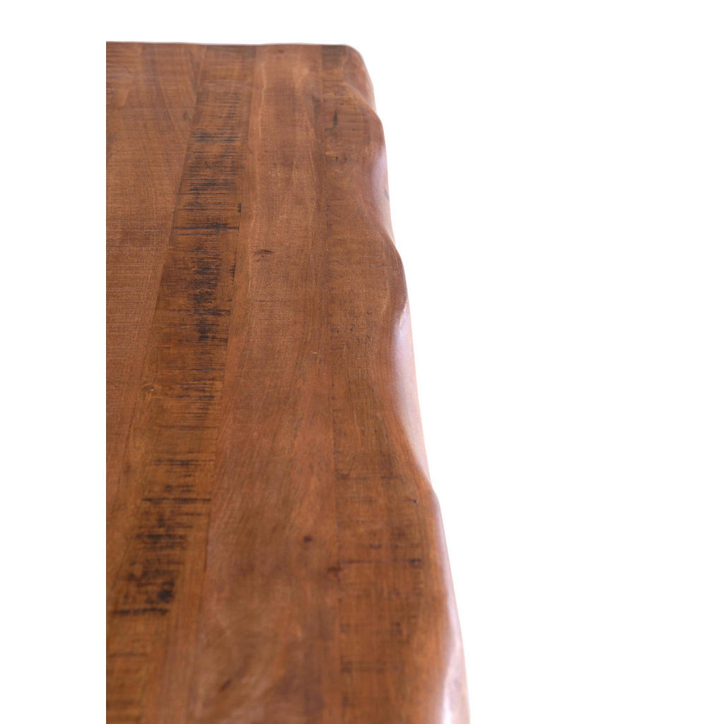 Thumbnail - Livetastic Esstisch, Natur, Schwarz, Holz, Metall, Mangoholz, massiv, rechteckig, X-Form, 100x78x200 cm, Esszimmer, Tisc...