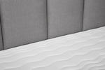 BOXSPRINGBETT 160/200 cm  in Grau  - Alufarben/Grau, MODERN, Textil (160/200cm) - MID.YOU
