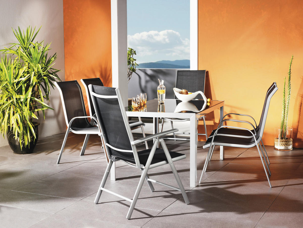 Scaun De Grădină in metal negru  - negru, Design, metal (55/96/72cm) - Xora