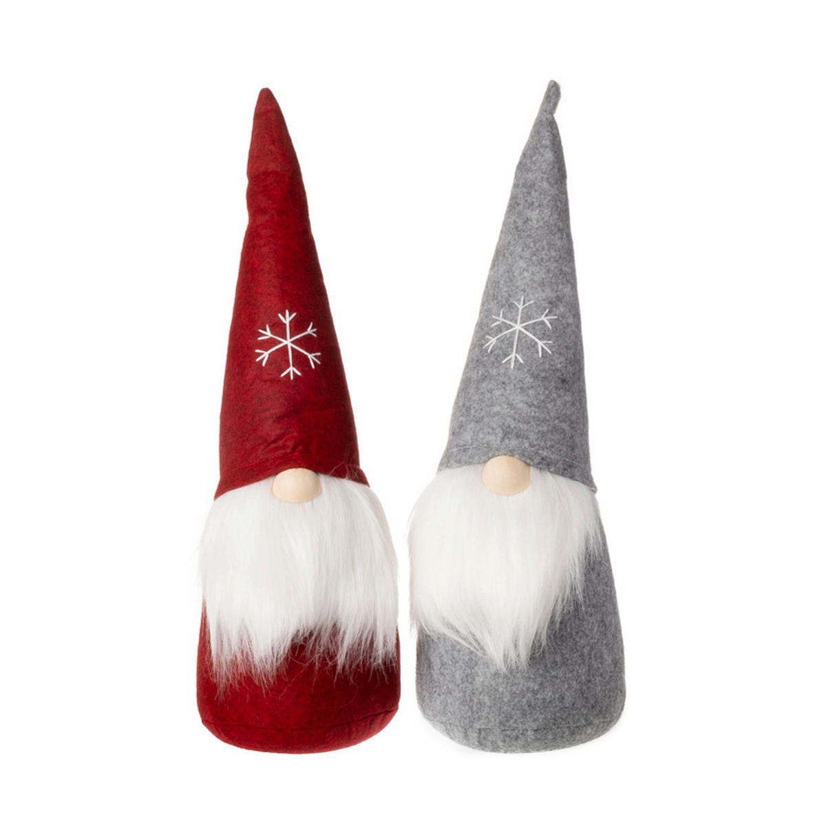 WICHTEL - Rot/Grau, LIFESTYLE, Holz/Textil (40cm) - X-Mas