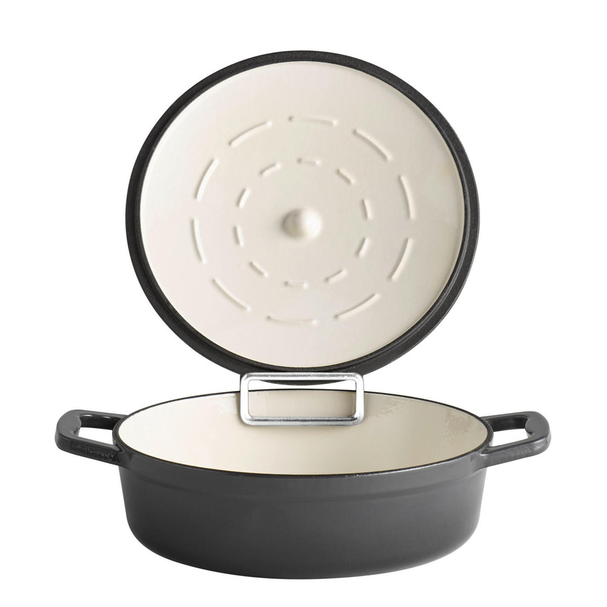 SCHMORTOPF 5 Stars 2,5 L  - Anthrazit/Creme, Basics, Metall (25/25/7cm)