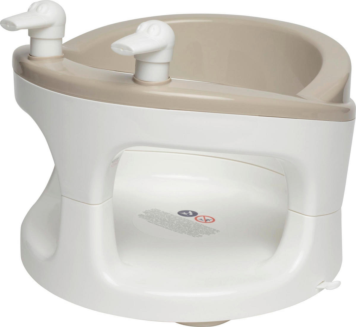 BADESITZ TAUPE  - Taupe, Basics, Kunststoff (31.5/31.5/27cm) - Bebe Jou