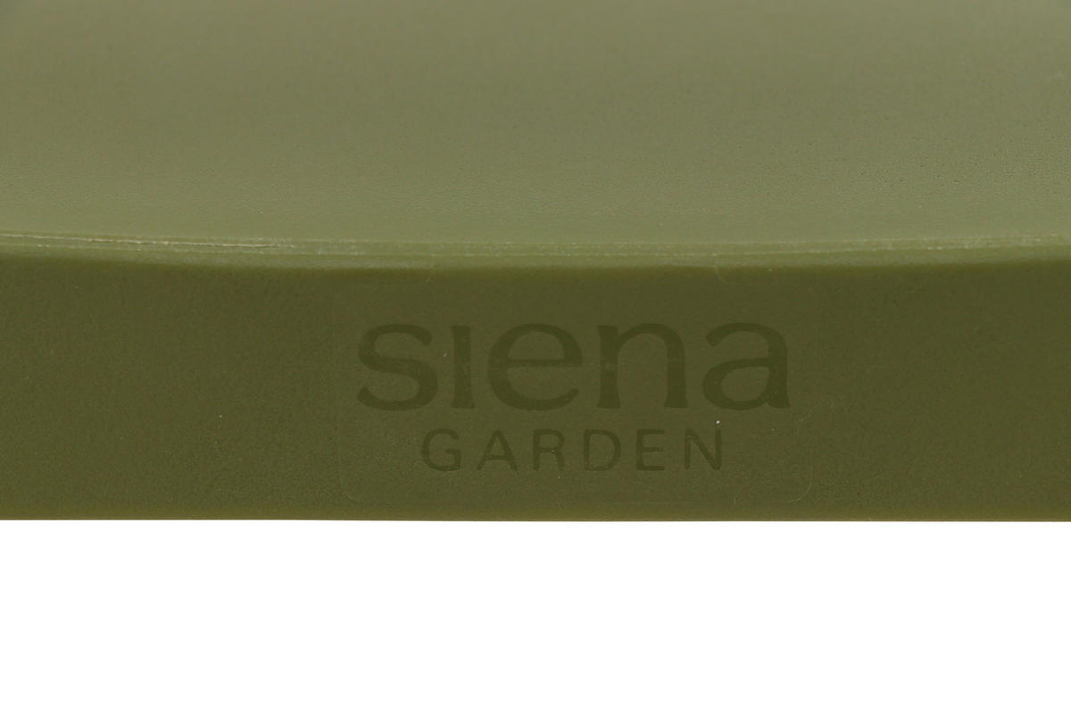 GARTENGARNITUR 3-teilig Stahl  - Grün, Basics, Kunststoff/Metall (80/80/80cm) - Siena Garden