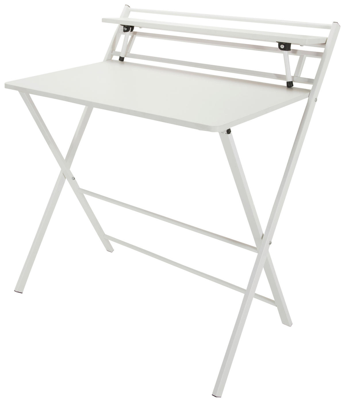 SKRIVBORD 84/60/92 cm  i vit  - vit, Basics, metall/trämaterial (84/60/92cm) - MID.YOU