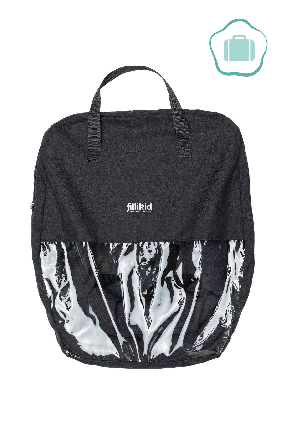 SEDADLO K STOLU,  - čierna/tmavosivá, Basics, kov/textil (45/36/30cm) - Fillikid