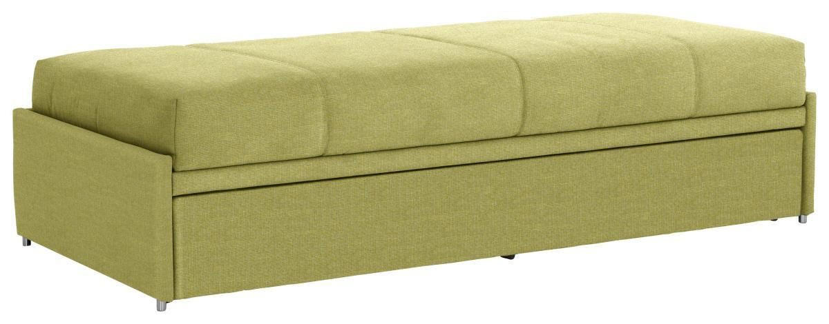 SCHLAFSOFA Flachgewebe Grün  - Grün, Design, Textil (212/56/98cm) - Bali
