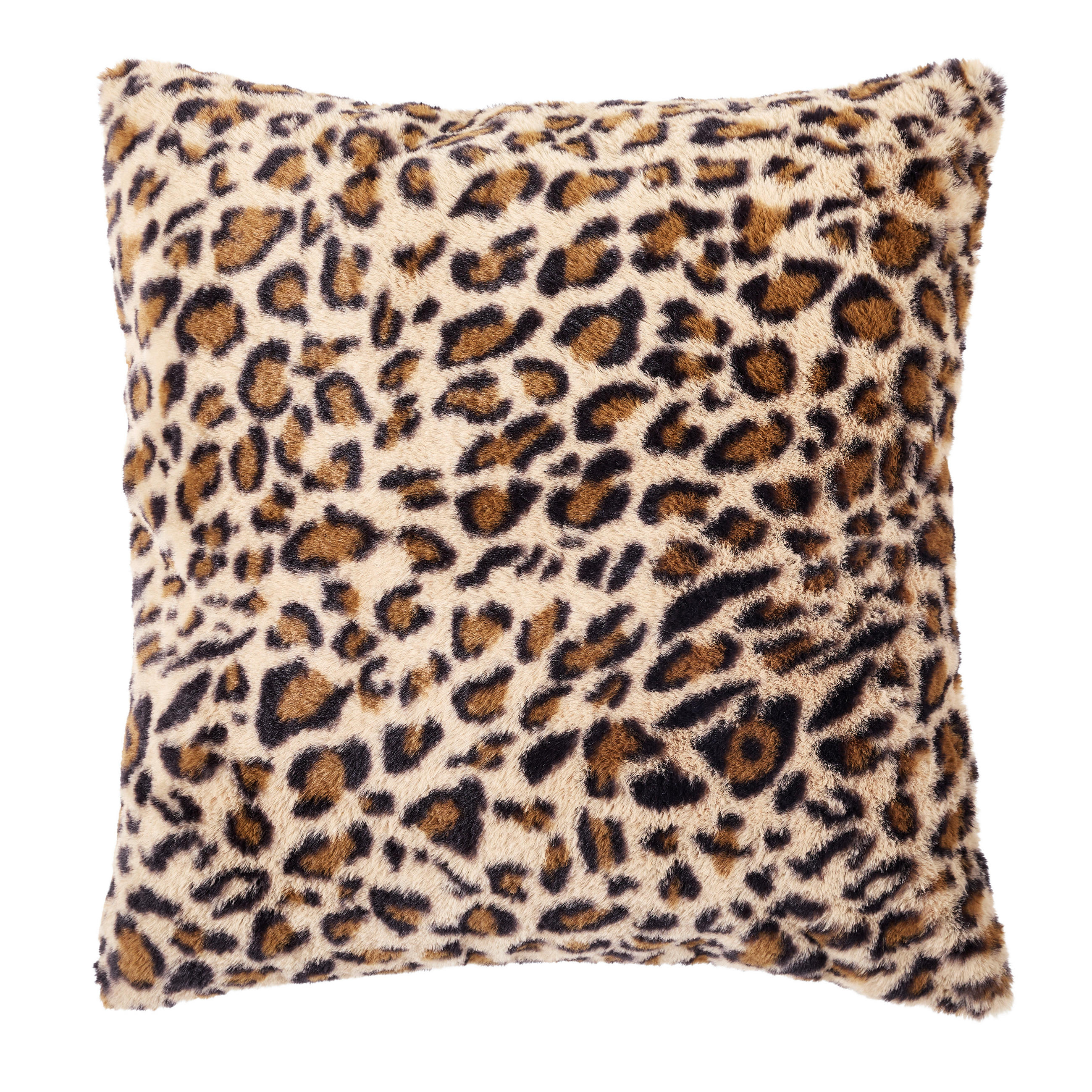 FELLKISSENHÜLLE 48/48 cm  - Schwarz/Braun, Textil (48/48cm) - Dieter Knoll