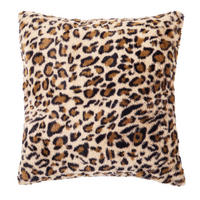 FELLKISSENHÜLLE 48/48 cm  - Schwarz/Braun, Textil (48/48cm) - Dieter Knoll