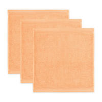 SEIFTUCHSET 30/30 cm Superwuschel Aprikose 3-teilig  - Aprikose, Basics, Textil (30/30cm) - Moeve