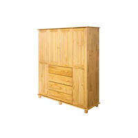 DREHTÜRENSCHRANK  in Naturfarben  - Naturfarben, Natur, Holz (156/177/52cm) - Livetastic