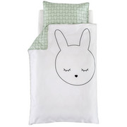 BABYBETTWÄSCHE 100/135 cm - Schwarz/Weiß, Basics, Textil (100/135cm) - Träumeland
