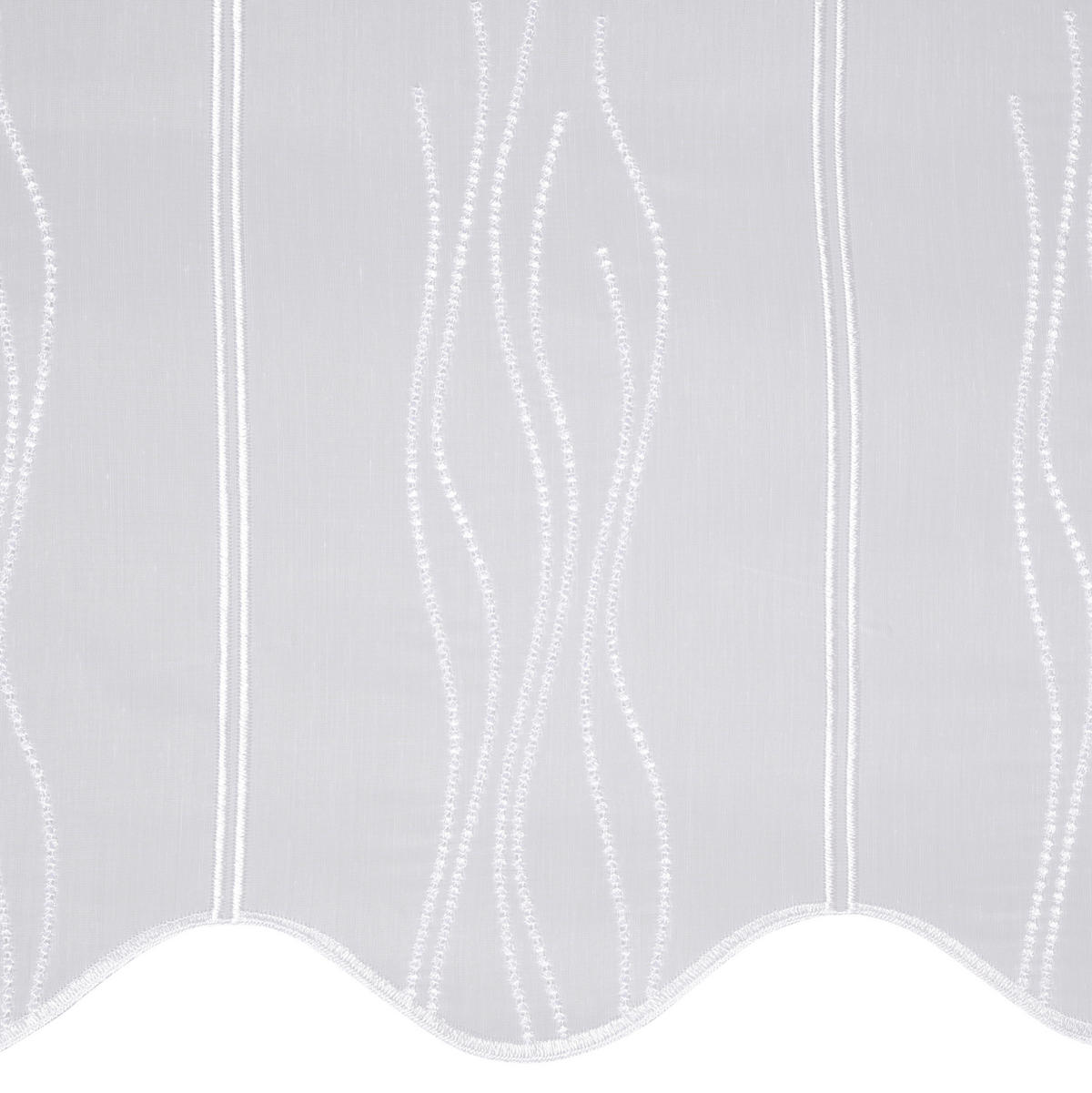 ZÁCLONA, priehľadné, 50 cm - biela, Konventionell, textil (50cm) - Esposa