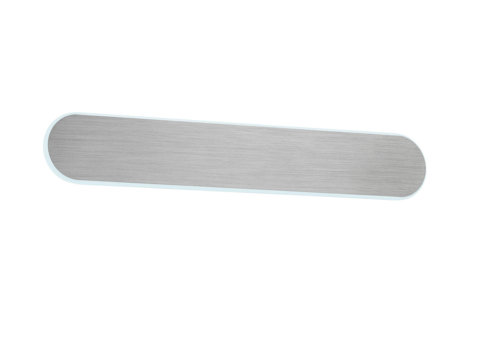 LED SVJETILJKA ZIDNA Carlo - bijela/boje nikla, Design, metal/plastika (8/50cm)