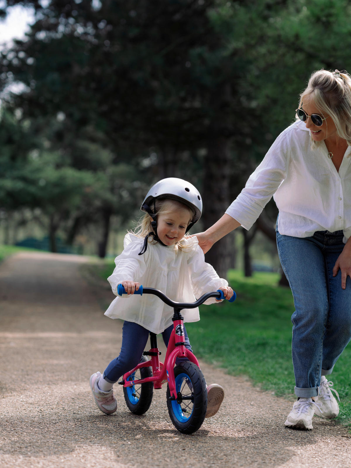 KINDERFAHRRAD 10 Zoll  - Pink, Basics, Metall (47/55/75cm)