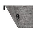 ECKSOFA in Webstoff Taupe  280/205 cm  - Taupe/Schwarz, Design, Textil/Metall (280/205cm) - Xora