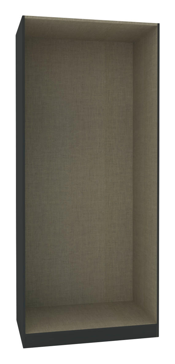 KLEIDERSCHRANKKORPUS 91,1/210/56,5 cm  - Anthrazit, KONVENTIONELL, Holzwerkstoff (91,1/210/56,5cm) - Hom`in