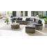 LOUNGEMITTELTEIL Kunststoffgeflecht Aluminium - Schwarz/Grau, Trend, Kunststoff/Textil (166/70/88cm) - Ambia Garden LOUNGEMITTELTEIL Kunststoffgeflecht Aluminium - Schwarz/Grau, Trend, Kunststoff/Textil (166/70/88cm) - Ambia Garden