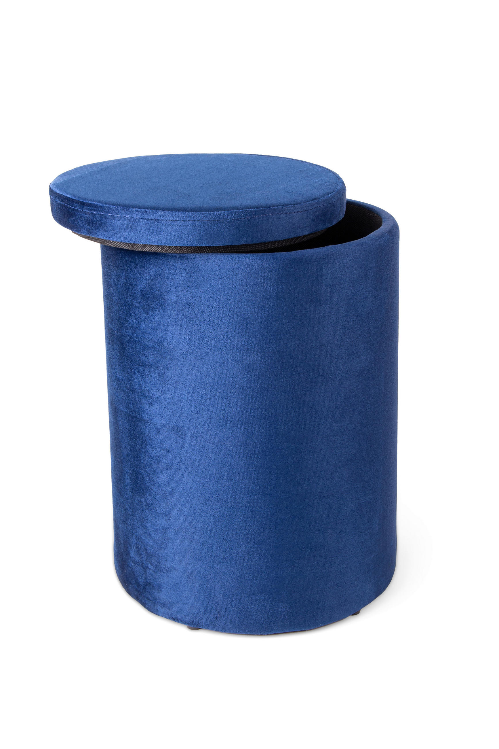 TABURE, leseni material temno modra  - temno modra, Basics, leseni material (28/40cm)