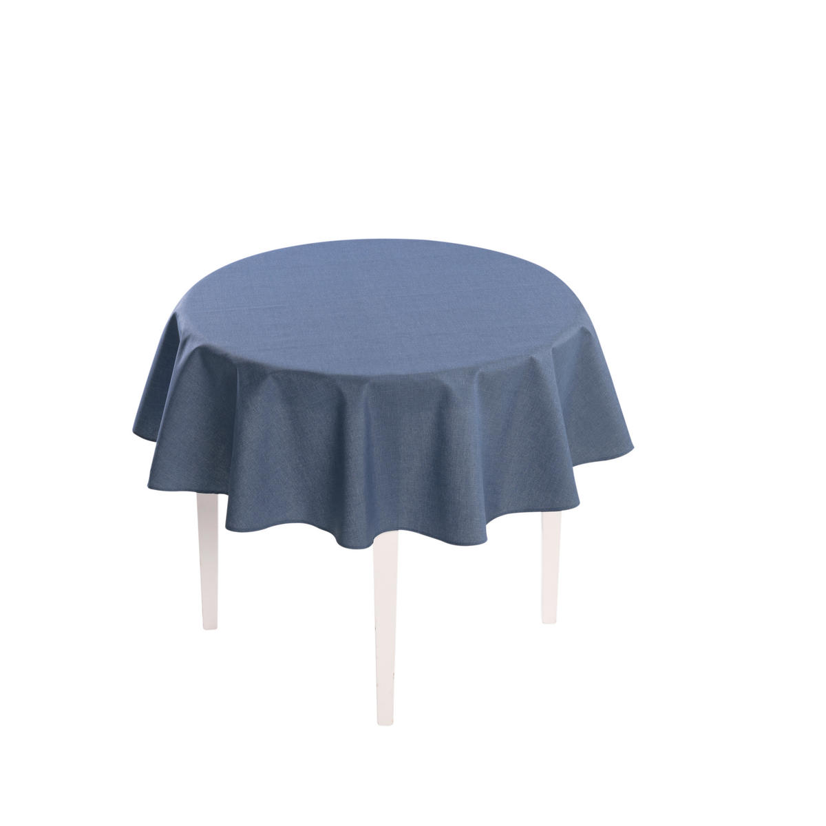 TISCHDECKE OSLO Textil Blau 140 cm  - Blau, Basics, Textil (140cm) - Peyer Syntex