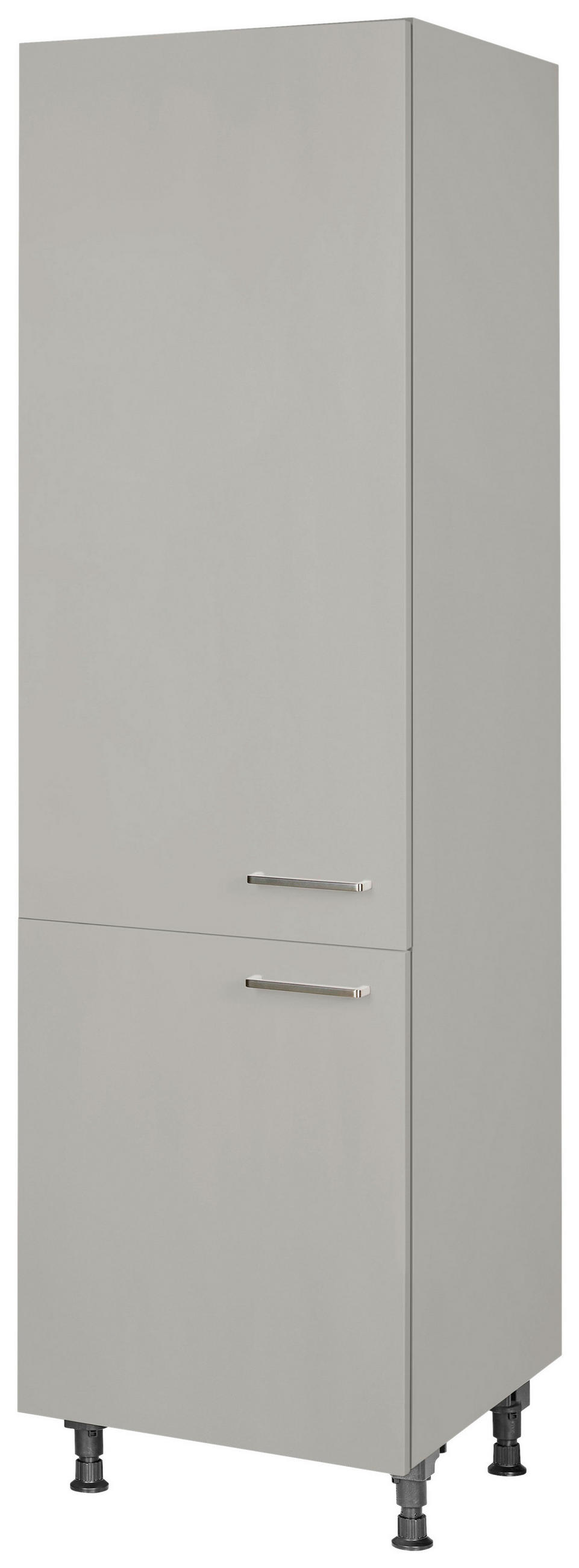 GESCHIRRSCHRANK 60/216,6/58 cm  in Grau  - Edelstahlfarben/Grau, MODERN, Holzwerkstoff/Metall (60/216,6/58cm) - Nobilia