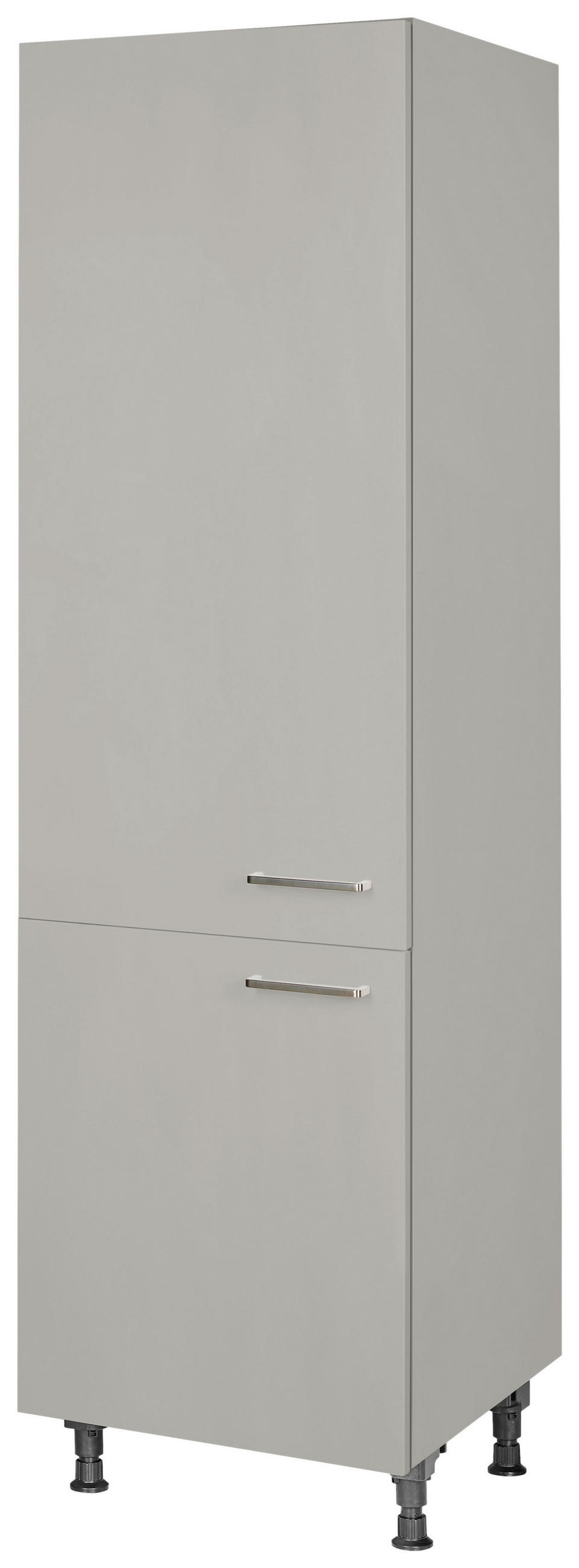 GESCHIRRSCHRANK 60/216,6/58 cm  in Grau  - Edelstahlfarben/Grau, MODERN, Holzwerkstoff/Metall (60/216,6/58cm) - Nobilia
