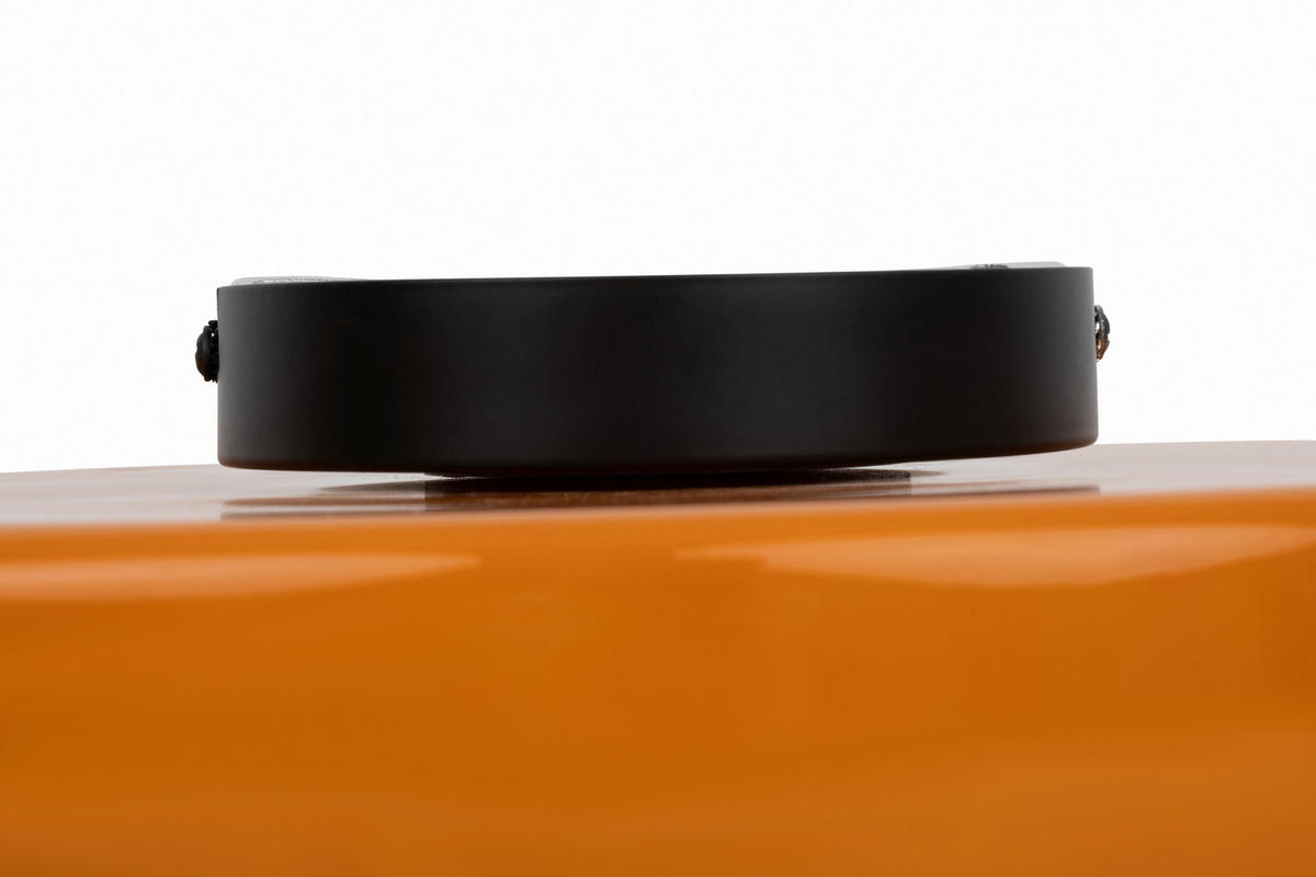 DECKENLEUCHTE 35/18 cm   - Orange, Design, Glas/Metall (35/18cm) - Collet's Monde