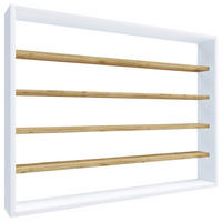 KÜCHENREGAL  - Honigeiche/Weiß, Basics, Holzwerkstoff (80/60/10cm) - MID.YOU