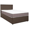 BOXBETT 120/200 cm  in Grau, Hellbraun  - Hellbraun/Grau, KONVENTIONELL, Holz/Holzwerkstoff (120/200cm) - MID.YOU