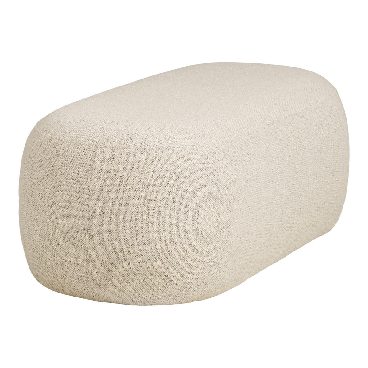POLSTERBANK - Creme, Design, Textil (100/38/50cm) - MID.YOU