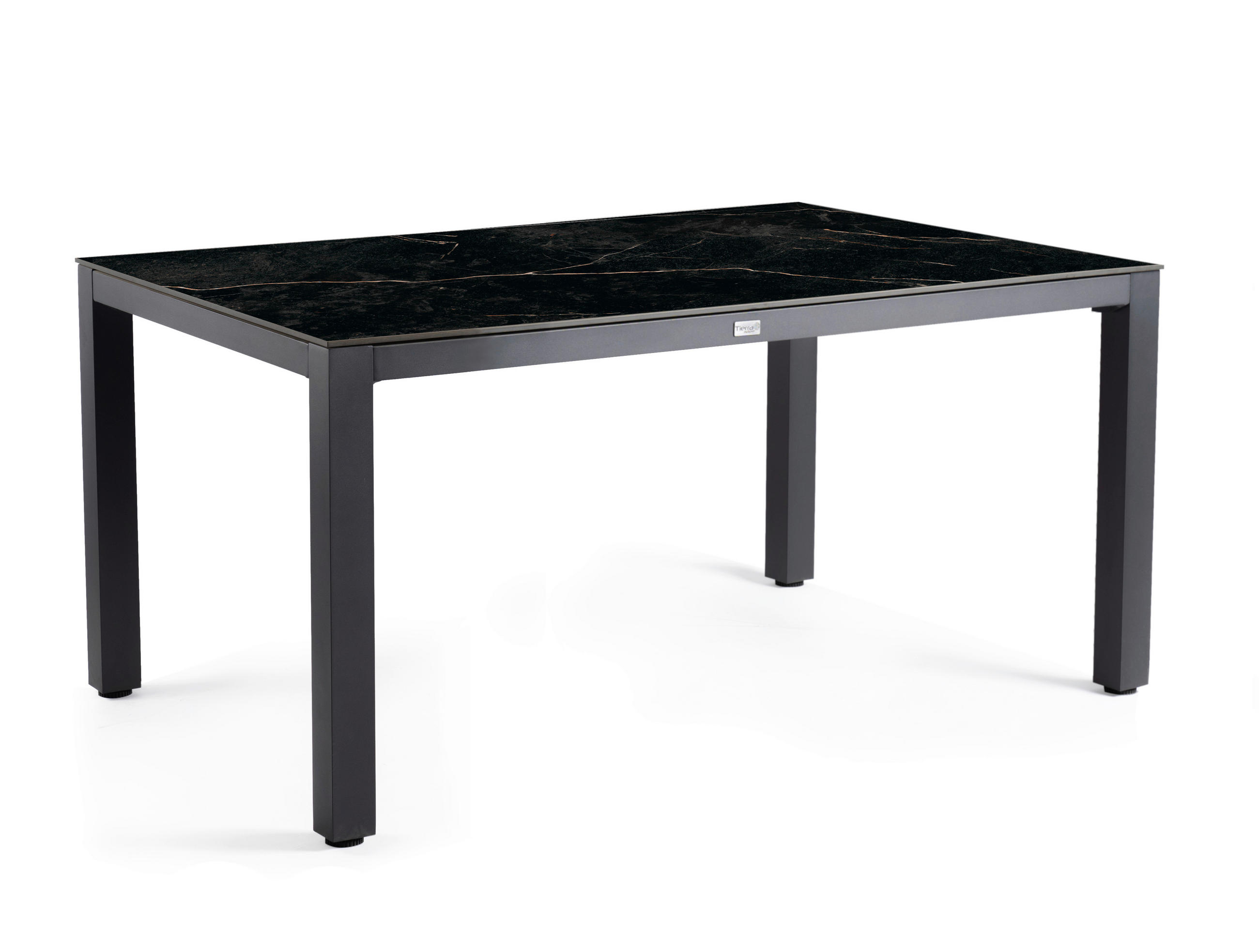 GARTENTISCH Metall Anthrazit rechteckig  - Anthrazit, Basics, Kunststoff/Metall (180/100/75cm) - Tierra Outdoor
