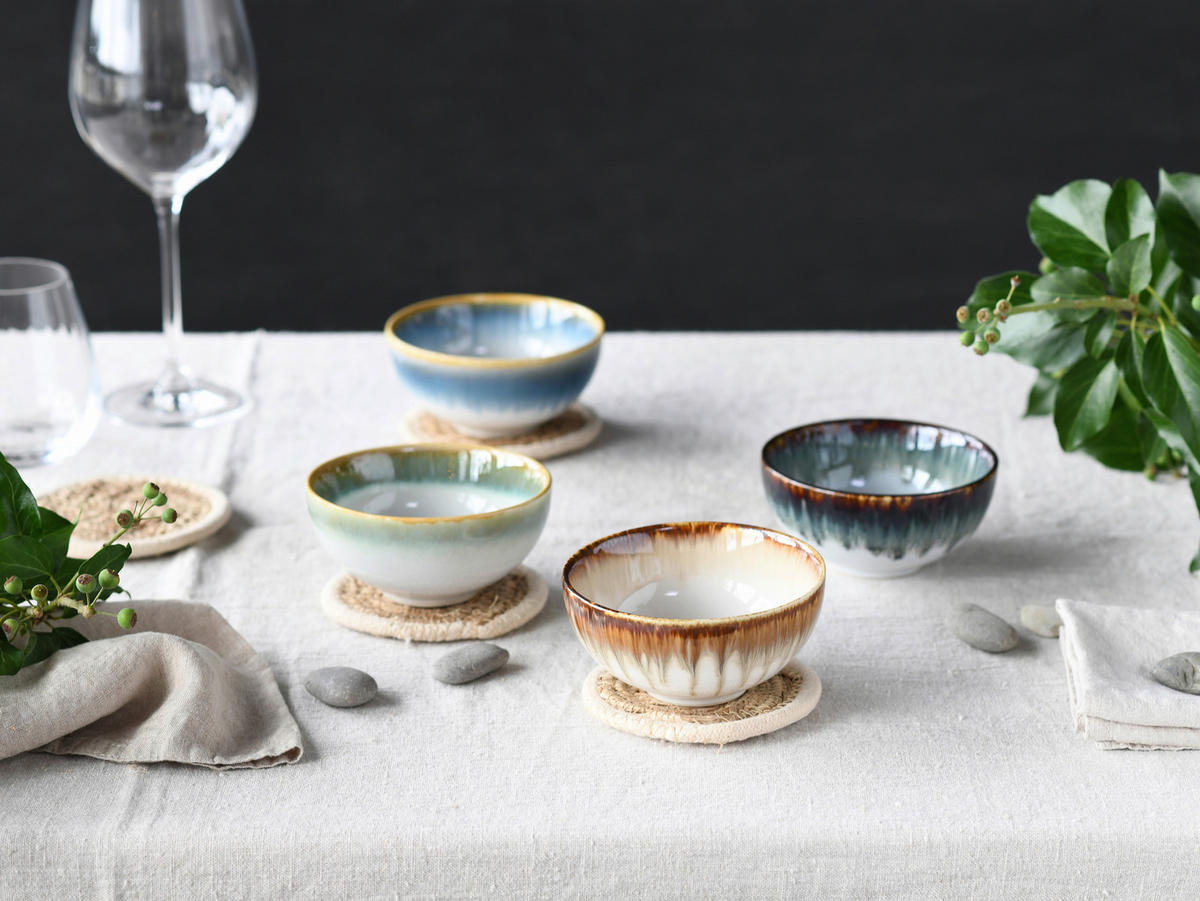 SCHÜSSELSET Cascade 4-teilig  - Multicolor, Basics, Keramik - Creatable