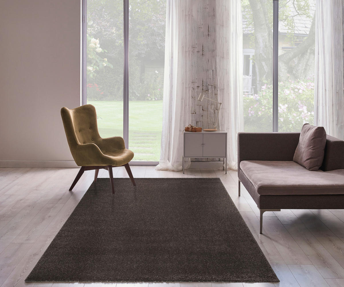 WEBTEPPICH 120/170 cm Lux Verso Braun  - Braun, KONVENTIONELL, Textil (120/170cm) - Novel