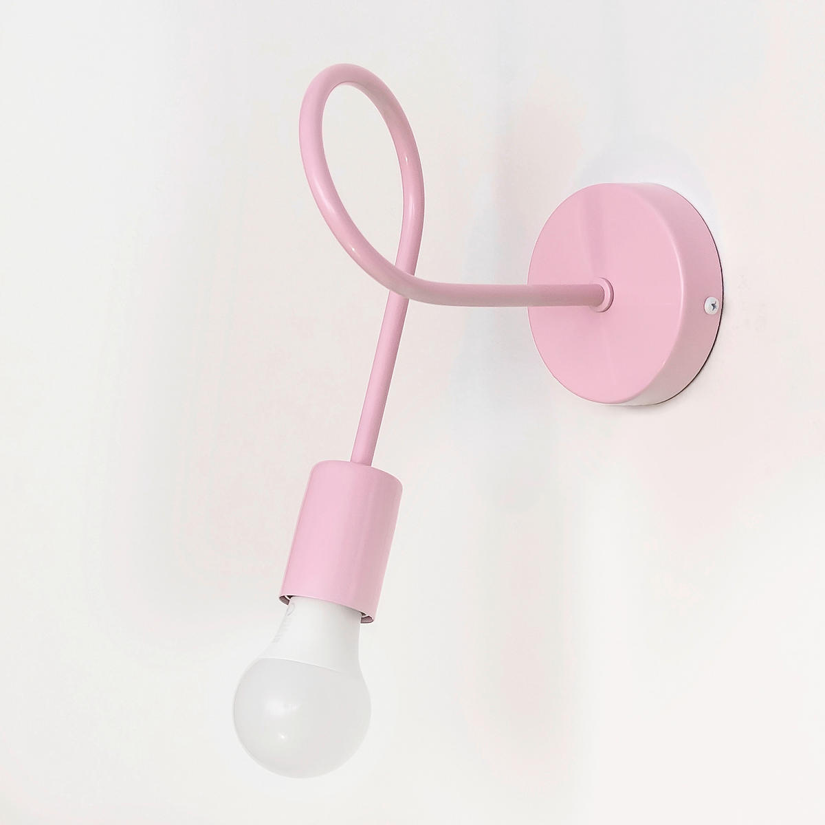 KINDERWANDLEUCHTE OXFORD  - Hellrosa, KONVENTIONELL, Metall (20/20/24cm)